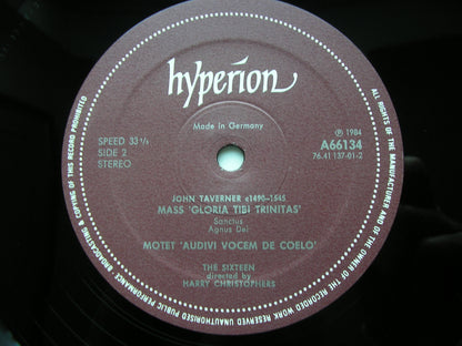 TAVERNER: MISSA GLORIA TIBI TRINITAS   THE SIXTEEN / CHRISTOPHERS   A66134
