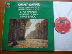 SAINT-SAENS: PIANO CONCERTOS Nos. 2 & 4    CICCOLINI / ORCHESTRE DE PARIS / BAUDO   CSD 3750