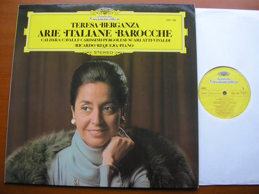BERGANZA SINGS ITALIAN BAROQUE ARIAS: CALDARA / CAVALLI / VIVALDI / PERGOLESI TERESA BERGANZA / REQUEJO 2531 192