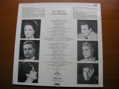 THE GOLDEN VOICES OF ZARZUELA    CABALLE / BERGANZA / LORENGAR / KRAUS / DOMINGO / ARAGALL     UM 3926