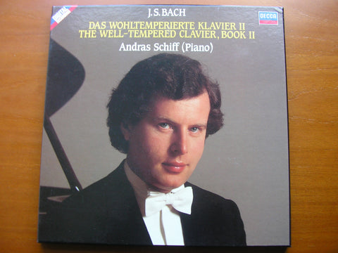 BACH: THE WELL - TEMPERED CLAVIER BOOK 2     ANDRAS SCHIFF    2LP   417 236