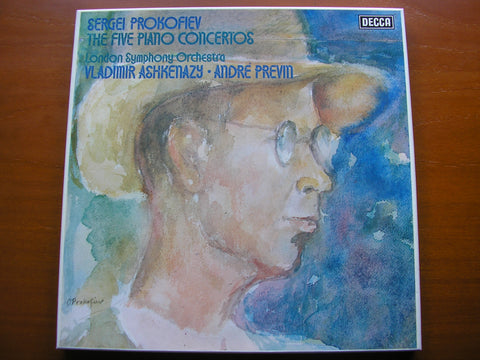 PROKOFIEV: THE FIVE PIANO CONCERTOS     ASHKENAZY / LONDON SYMPHONY / PREVIN     15BB 218-220