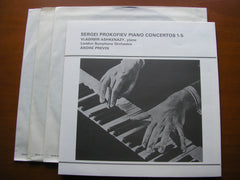 PROKOFIEV: THE FIVE PIANO CONCERTOS     ASHKENAZY / LONDON SYMPHONY / PREVIN     15BB 218-220