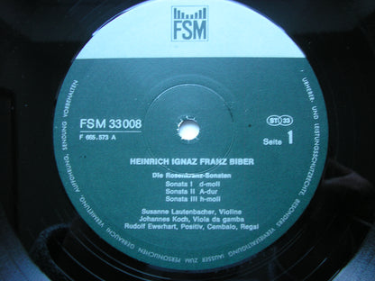 BIBER: THE ROSENKRANZ SONATAS     LAUTENBACHER / KOCH / EWERHART     FSM 33 008 / 10