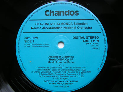 GLAZUNOV: RAYMONDA  excerpts from the ballet     JARVI / SCOTTISH NATIONAL ORCHESTRA     ABRD 1159