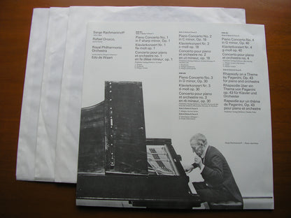 RACHMANINOV: THE FOUR PIANO CONCERTOS / RHAPSODY     OROZCO / ROYAL PHILHARMONIC / DE WAART    3LP    6747 397