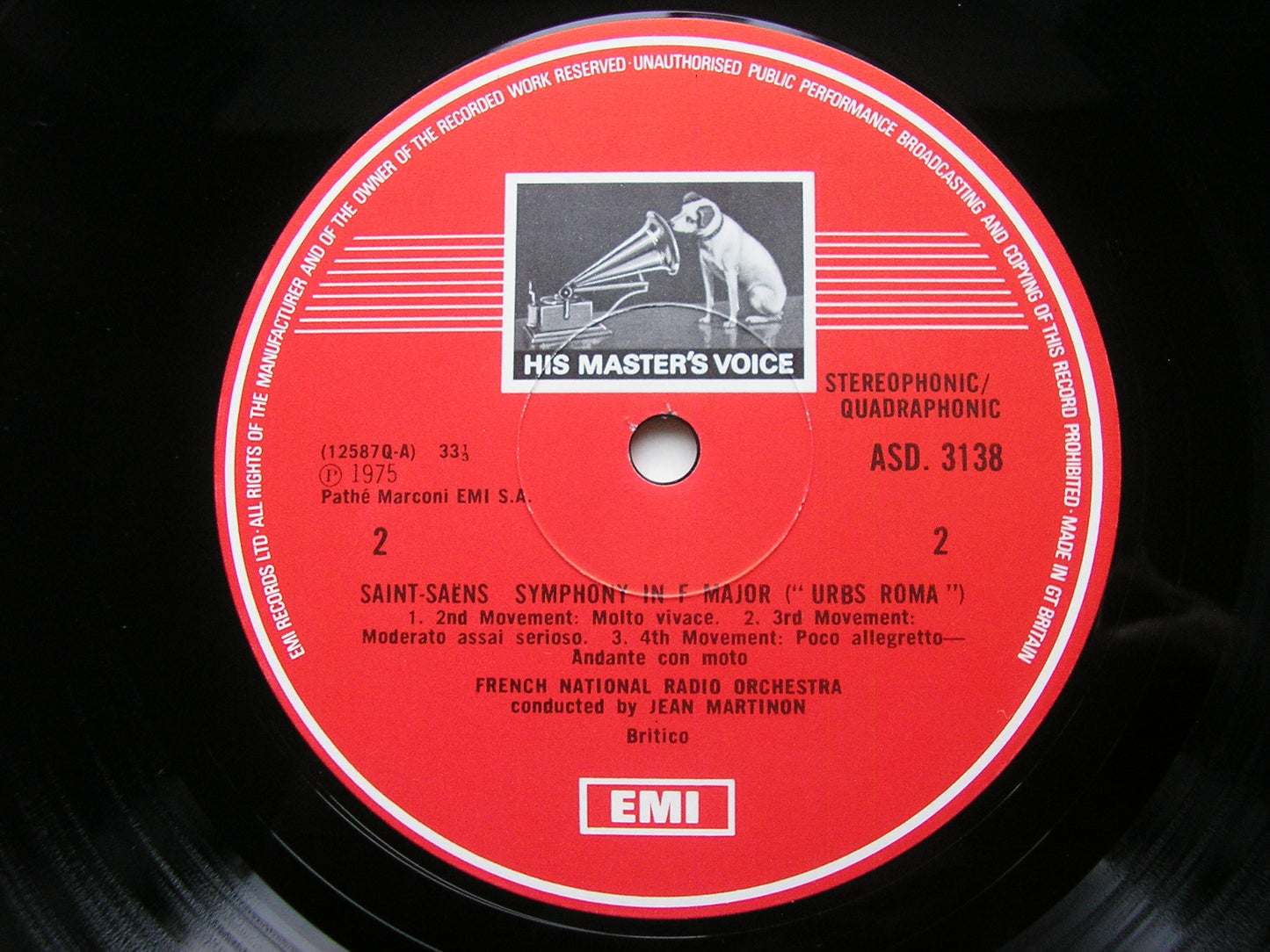 SAINT-SAENS: THE FIVE SYMPHONIES     MARTINON / FRENCH NATIONAL RADIO ORCHESTRA    3LP