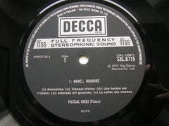 RAVEL: PIANO MUSIC Volumes 1 - 3        PASCAL ROGE     3 LP    SXL 6674 / 6700 / 6715