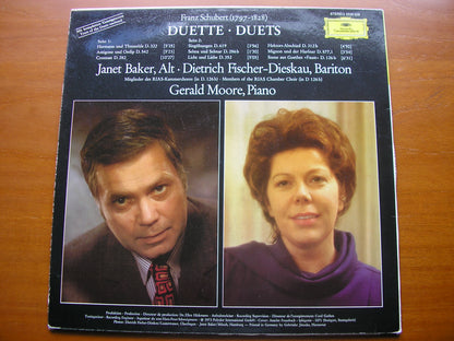 SCHUBERT: DUETS JANET BAKER / DIETRICH FISCHER-DIESKAU / GERALD MOORE 2530 328