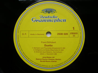 SCHUBERT: DUETS JANET BAKER / DIETRICH FISCHER-DIESKAU / GERALD MOORE 2530 328