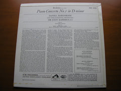 BRAHMS: PIANO CONCERTO No. 1      BARENBOIM / NEW PHILHARMONIA ORCHESTRA / BARBIROLLI      ASD 2353