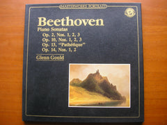 BEETHOVEN: NINE PIANO SONATAS    GLENN GOULD     M3P  38647