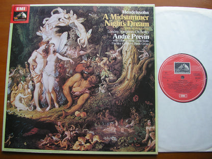 MENDELSSOHN: A MIDSUMMER NIGHT'S DREAM   WATSON / WALLIS / LSO / PREVIN       ASD 3377