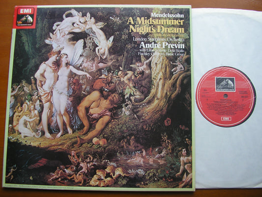 MENDELSSOHN: A MIDSUMMER NIGHT'S DREAM   WATSON / WALLIS / LSO / PREVIN       ASD 3377
