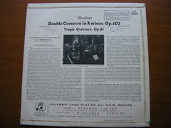 BRAHMS: DOUBLE CONCERTO / TRAGIC OVERTURE     OISTRAKH / FOURNIER / PHILHARMONIA / GALLIERA     SAX 2264