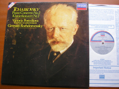 TCHAIKOVSKY: PIANO CONCERTO No. 2    POSTNIKOVA / VIENNA SYMPHONY / ROZHDESTVENSKY    410 113