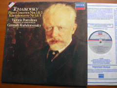 TCHAIKOVSKY: PIANO CONCERTOS Nos. 1 & 3    POSTNIKOVA / VIENNA SYMPHONY / ROZHDESTVENSKY   410 112