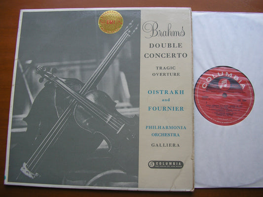 SAX 2264  BRAHMS: DOUBLE CONCERTO / TRAGIC OVERTURE     OISTRAKH / FOURNIER / PHILHARMONIA / GALLIERA