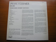 PIERRE FOURNIER PLAYS MENDELSSOHN / SCHUMANN / SCHUBERT     FOURNIER / HANDMAN       SHE 562