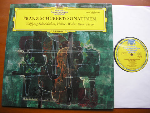 SCHUBERT: THREE SONATINAS FOR VIOLIN & PIANO Op. 137      SCHNEIDERHAN / KLEIN     139 101