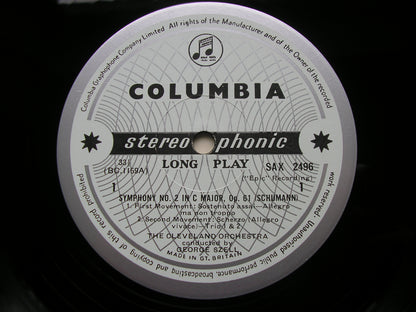 SCHUMANN: SYMPHONY No. 2    SZELL / CLEVELAND ORCHESTRA    SAX 2496