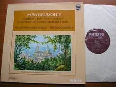 MENDELSSOHN: SYMPHONIES Nos. 4 'Italian' & 5 'Reformation'     SAWALLISCH / NEW PHILHARMONIA    SAL 3727