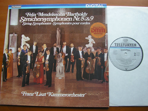 MENDELSSOHN: STRING SYMPHONIES Nos. 8 & 9     FRANZ LISZT CHAMBER ORCHESTRA / ROLLA    6.42854