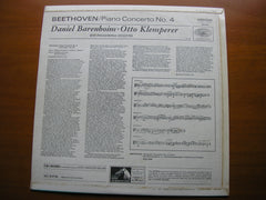 BEETHOVEN: PIANO CONCERTO No. 4      BARENBOIM / NEW PHILHARMONIA / OTTO KLEMPERER     ASD 2550