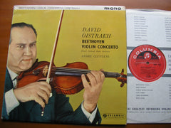 BEETHOVEN: VIOLIN CONCERTO    OISTRAKH / FRENCH NATIONAL RADIO ORCHESTRA / CLUYTENS      33CX 1672