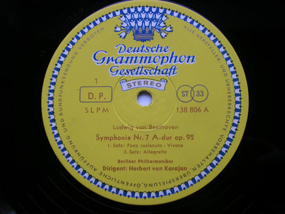 BEETHOVEN: SYMPHONY No. 7     KARAJAN / BERLIN PHILHARMONIC     138 806