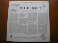 TCHAIKOVSKY: STRING QUARTET / PROKOFIEV: STRING QUARTET    THE KROLL QUARTET      33CX 1865