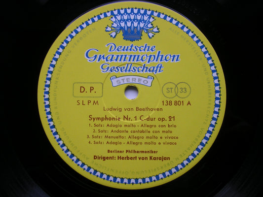 BEETHOVEN: SYMPHONIES Nos. 1 & 2     KARAJAN / BERLIN PHILHARMONIC   138 801