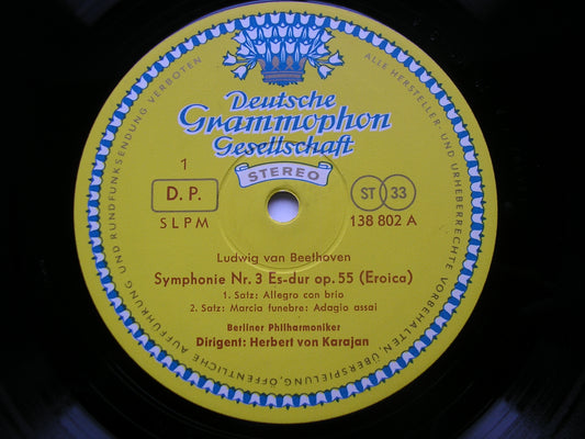 BEETHOVEN: SYMPHONY No. 3 'Eroica'     KARAJAN / BERLIN PHILHARMONIC     138 802