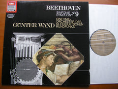 BEETHOVEN: SYMPHONY No.9 'Choral'    SOLOISTS / HAMBURG RADIO ORCHESTRA / WAND    16 9595