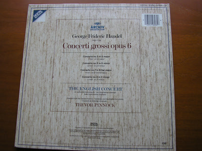HANDEL: CONCERTI GROSSI Op. 6  Nos. 5 - 8     THE ENGLISH CONCERT / PINNOCK   410 898