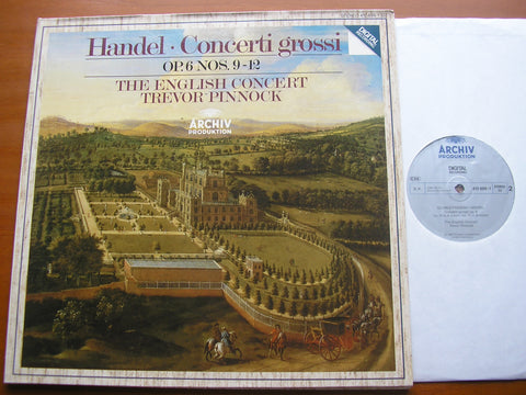 HANDEL: CONCERTI GROSSI Op. 6  Nos. 9 - 12      THE ENGLISH CONCERT / PINNOCK   410 899