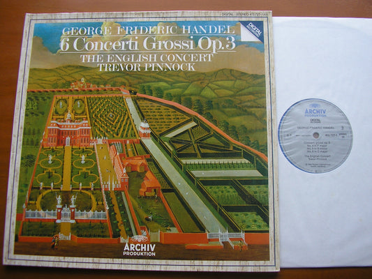 HANDEL: CONCERTI GROSSI Op. 3    THE ENGLISH CONCERT / PINNOCK   413 727