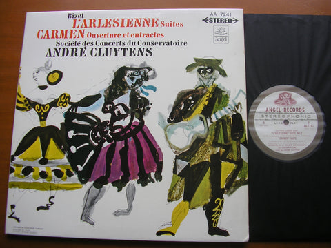 BIZET: L'ARLESIENNE Suites / CARMEN Suite     ANDRE CLUYTENS / PARIS CONSERVATOIRE    AA 7241