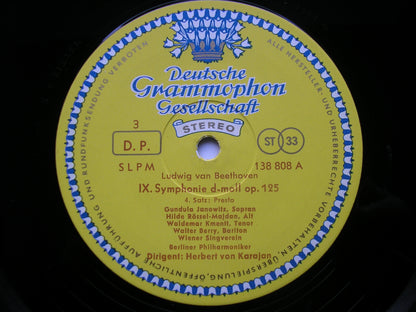BEETHOVEN: SYMPHONIES Nos. 8 & 9     SOLOISTS / BERLIN PHILHARMONIC / KARAJAN              138 807 / 138 808