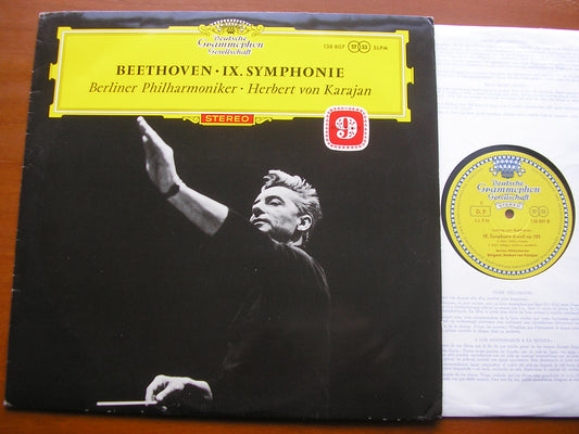BEETHOVEN: SYMPHONIES Nos. 8 & 9     SOLOISTS / BERLIN PHILHARMONIC / KARAJAN              138 807 / 138 808