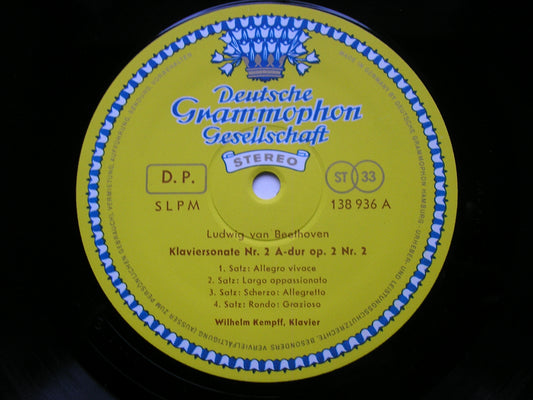 BEETHOVEN: PIANO SONATAS Nos. 2 & 3      KEMPFF    138 936