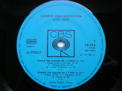 BEETHOVEN: PIANO SONATAS Nos. 5 / 6 / 7 / 8 / 9 / 10       GOULD     78 275