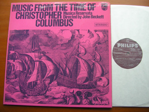 MUSIC FROM THE TIME OF CHRISTOPHER COLUMBUS     MUSICA RESERVATA / BECKETT   SAL 3697