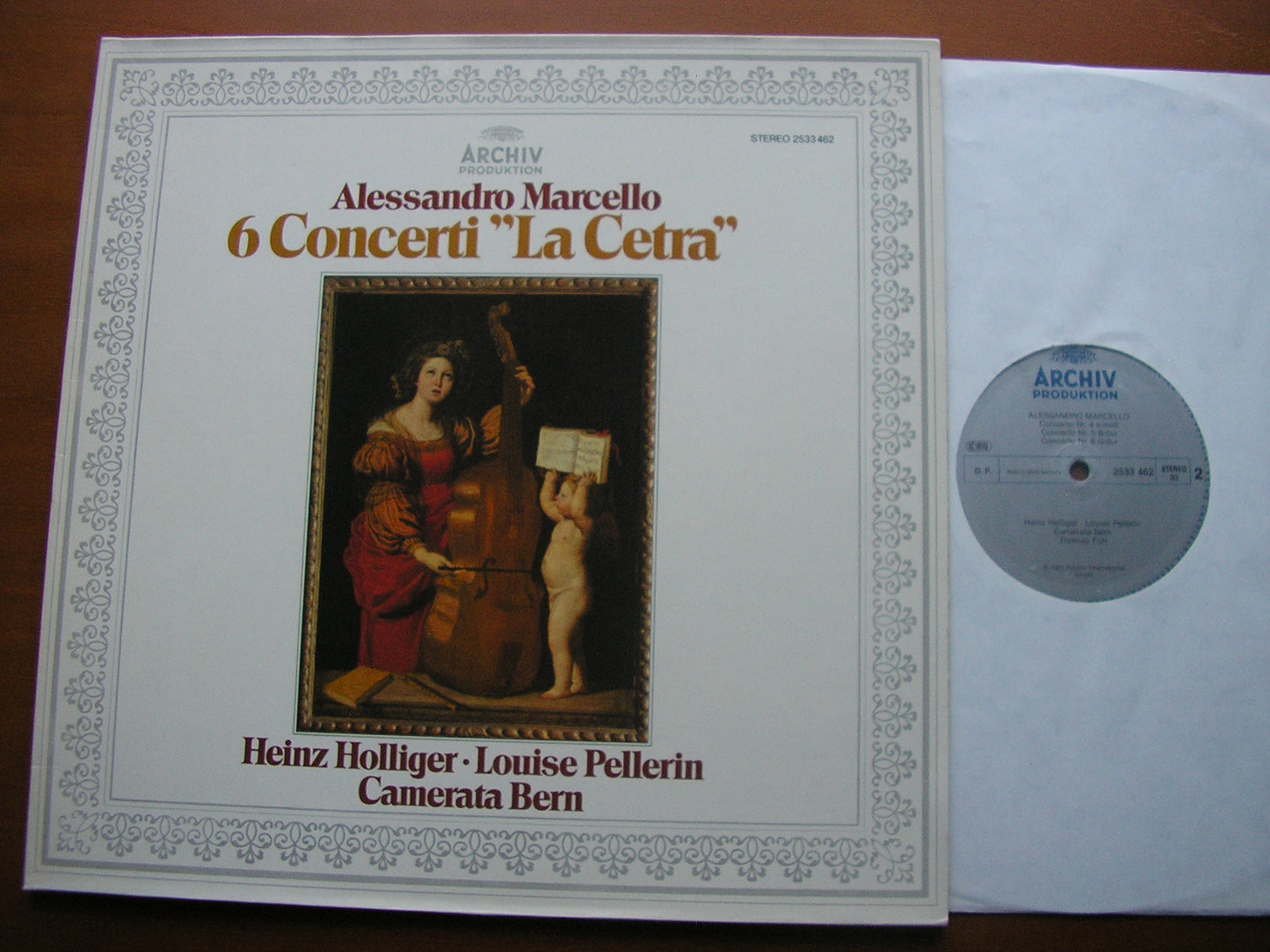ALESSANDRO MARCELLO: SIX CONCERTI 'La Cetra'     HOLLIGER / PELLERIN / CAMERATA BERN / FURI    2533 462