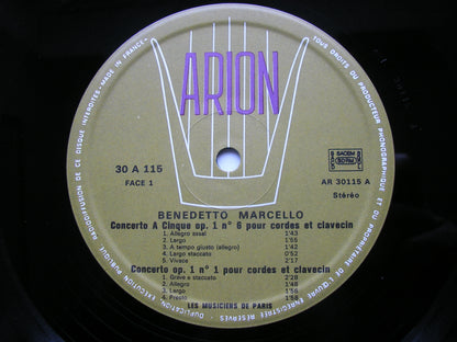 BENEDETTO MARCELLO: FOUR CONCERTOS    LES MUSICIENS DE PARIS   30 A 115