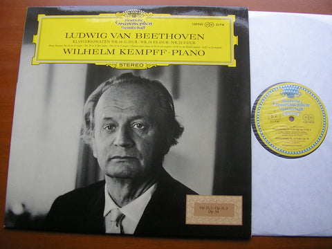 BEETHOVEN: PIANO SONATAS Nos. 16 / 18 / 22       KEMPFF        138 940