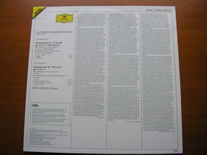 BEETHOVEN: PIANO SONATAS No. 17 'Tempest' / No. 18     EMIL GILELS     2532 061