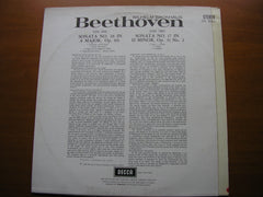 BEETHOVEN: PIANO SONATAS No. 17 'Tempest' / No. 28     WILHELM BACKHAUS      SXL 6063