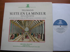 TELEMANN: SUITE in A / CONCERTO FOR FLUTE / CONCERTO FOR OBOE     PIGUET / SAVALL /  PAILLARD CHAMBER OCHESTRA    STU 70711