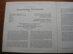 TELEMANN: SUITE in A / CONCERTO FOR FLUTE / CONCERTO FOR OBOE     PIGUET / SAVALL /  PAILLARD CHAMBER OCHESTRA    STU 70711